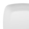 Smarty Had A Party 7.25" Solid White Flat Rounded Square Disposable Plastic Appetizer/Salad Plates (120 Plates), 120PK 4837WH-CASE - alternate 1
